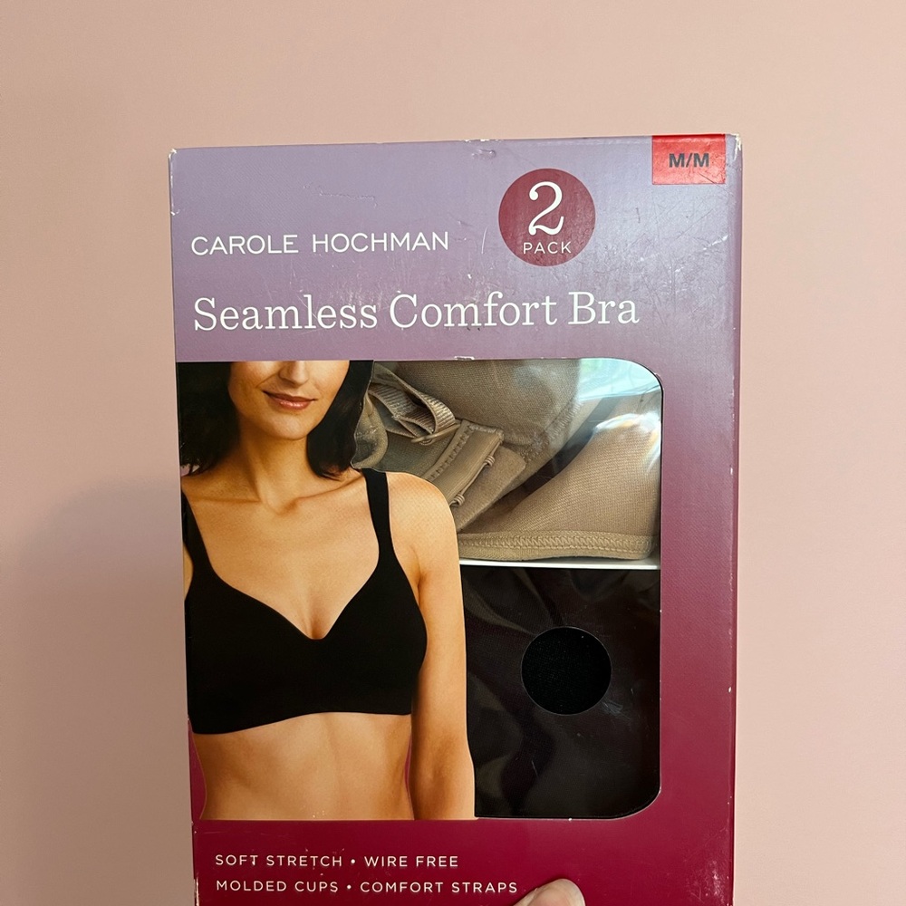 Carole Hochman Seamless Comfort Bra - Two Pack